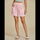 thumbnail image 5 of Pantalones Cortos de para Mujer, Modernos, de Cintura Alta, Informales, de Verano, con Cordón Ajustable, Holgados, para Playa, Rosa Talla L, 5 of 6