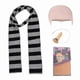 thumbnail image 1 of 4pcs Despicable Me Gru Cos Kits Fake Nose Bald Cap Halloween Costume Accessories Black Gray Striped Scarf Cospl, 1 of 4