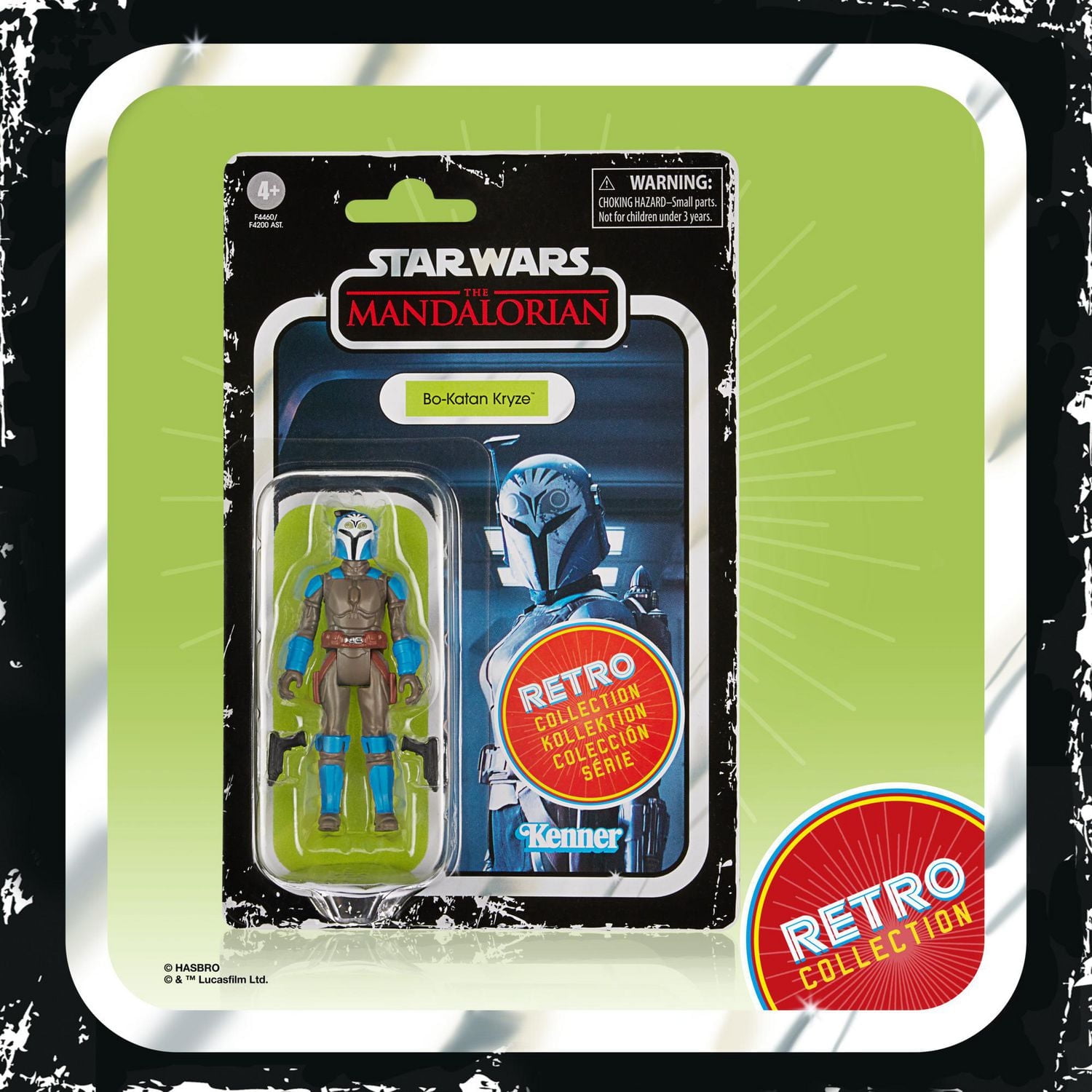 Star Wars Retro Collection Bo-Katan Kryze Toy 3.75-Inch-Scale Star Wars: The Mandalorian Collectible Action Figure, Toys for Kids 4 and Up