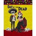 thumbnail image 2 of Reed, Tara 26x32 Gold Ornate Wood Framed with Double Matting Museum Art Print Titled - Day of the Dead portrait V-Sugar Skull Couple, 2 of 4
