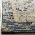 thumbnail image 3 of SAFAVIEH Aspen Briella Floral Wool Area Rug, Blue/Beige, 9' x 9' Square, 3 of 5