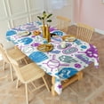 thumbnail image 6 of Colorful Baseball Icons Pattern Rectangle Tablecloth 60"x102",Waterproof Polyester Rectangle Table Cloth, Wipeable Spillproof Polyester Tablecloth for Dining, Camping, Indoor and Outdoor, 6 of 6