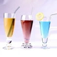 thumbnail image 4 of 1pcs Handmade Glass Straw Straight Bend Drinking Straws Reusable ECO-friendly Household Tea Juice Events Party Favors Supplies, 4 of 6