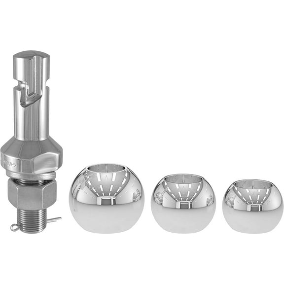 CURT 42225 1-7/8, 2 and 2-5/16-Inch Chrome Steel Switch Ball Set, Up to 8,000 lbs. GTW