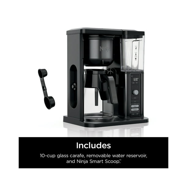 Ninja Hot & Iced 10-Cup Drip Coffee Maker, 4 Brew Styles, Rapid Cold Brew,  CM360WM, Black - Walmart Business Supplies
