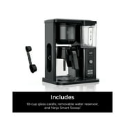 Ninja Hot & Iced 10-Cup Drip Coffee Maker, 4 Brew Styles, Rapid Cold Brew, CM360WM, Black