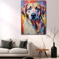 thumbnail image 5 of Anatolian Shepherd Dog Canvas Starry Night Van Gogh Canvas for Living Room Oil Painting Artwork Landscape Canvas Artwok for Living Room Bedroom Home Decorations Wall Decor Large, 5 of 6