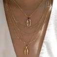 thumbnail image 1 of Fiudx Conjunto de Collar En Capas, Elegante y Moderno Colgante, Diseño Multicapa Exagerado, Perfecto para Cualquier Ocasión, Accesorio Elegante para Mujer, Regalo Elegante., 1 of 6