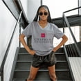 thumbnail image 5 of Women's Gameday Couture Gray Chapman Panthers Iconic Edge Rhinestone V-Neck T-Shirt, 5 of 7