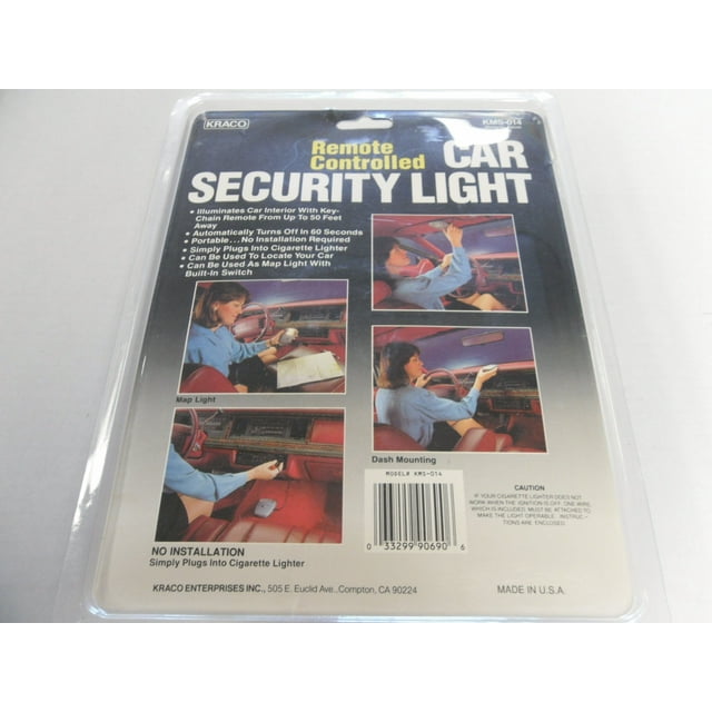 Kraco Remote Controller Car Security Light