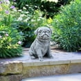 thumbnail image 4 of Folamadak Home Decoration Dog Garden Decor Garden Statue Decor Figurines Resin Statue Crafts Pug Decoration & Hangs, 4 of 9