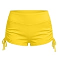 thumbnail image 5 of Plus Size Swim Shorts for Women Side Tied Swimsuit Bottoms Bathing Suit for Women Summer Tops Clothes Outfits 2026 Fashion Yellow S, 5 of 5