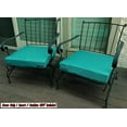 thumbnail image 3 of QQbed Outdoor Seating Cushions 4 Pack Deep Seat 24" x 22" x 4" Peacock Blue, 3 of 6