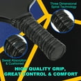 thumbnail image 3 of Uxcell Pickleball Paddles Set, Light Fiberglass Pickleball Set Red Blue Purple, 3 of 7