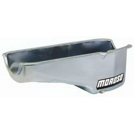 Moroso Stock Replacement Engine Oil Pan Stock Depth Small Block Chevy P/N