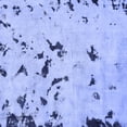 thumbnail image 1 of Ahgly Company Machine Washable Indoor Square Abstract Blue Modern Area Rugs, 8' Square, 1 of 4