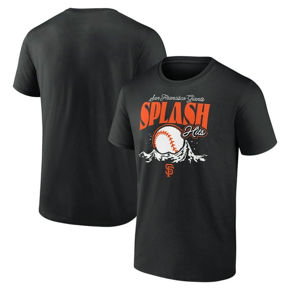 Men's  Black San Francisco Giants Splash Hits T-Shirt