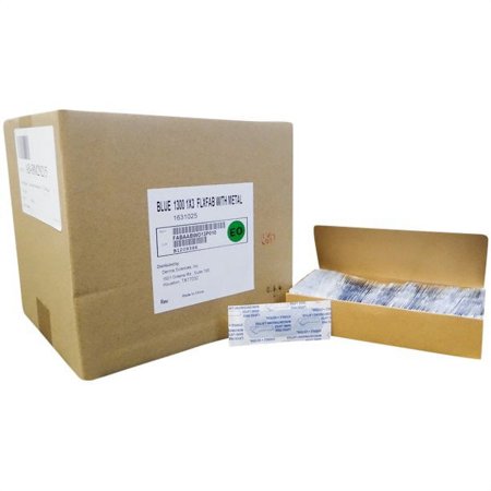 Blue Metal Detectable Bandage Strips- Cloth - 1  x 3  - 1300 Pcs (MS-29115)
