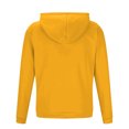thumbnail image 4 of Oversized Hoodies Sweatshirts Men's Pullover Fleece Hoodie, Fall Warm Long Sleeve Sweatshirt with Pockets Slim Fitting Basic Casual Activewear Yellow XL, 4 of 5