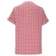 thumbnail image 4 of Camisas de Manga Larga para Mujeres Cuello en V de Ajuste Suelto Botón de Manga Corta Lino Túnica Blusa Cuadrado, 4 of 8