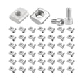 thumbnail image 1 of 50 Tuercas En T Deslizantes Con Tornillos, Tuercas Deslizantes Metálicas Para Montaje De Muebles, 1 of 8