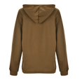 thumbnail image 2 of Gibobby Túnica de moda Suéter con cremallera Vintage para mujer, Sudadera con capucha con estampado de corazón de hueso de mano, abrigo gótico con capucha （Café， XL), 2 of 4