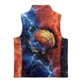 thumbnail image 5 of Pzuqiu Basketball Boy Outerwear Vest Size 5-6 Casual Clothes for Boys Comfortable Wind Proof Zipper Winter Sleeveless Jacket with Pockets Warm Soft Fashion for Everyday Wear, 5 of 7