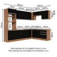 thumbnail image 3 of Cocina Integral Completa Modular Madesa Glamy 479cm MN 01, 3 of 5