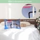 thumbnail image 3 of Juego de 2 fundas de almohada de cama tamaño Queen con estampado de sobres, funda de almohada con cola, decoración del hogar, 3 of 5