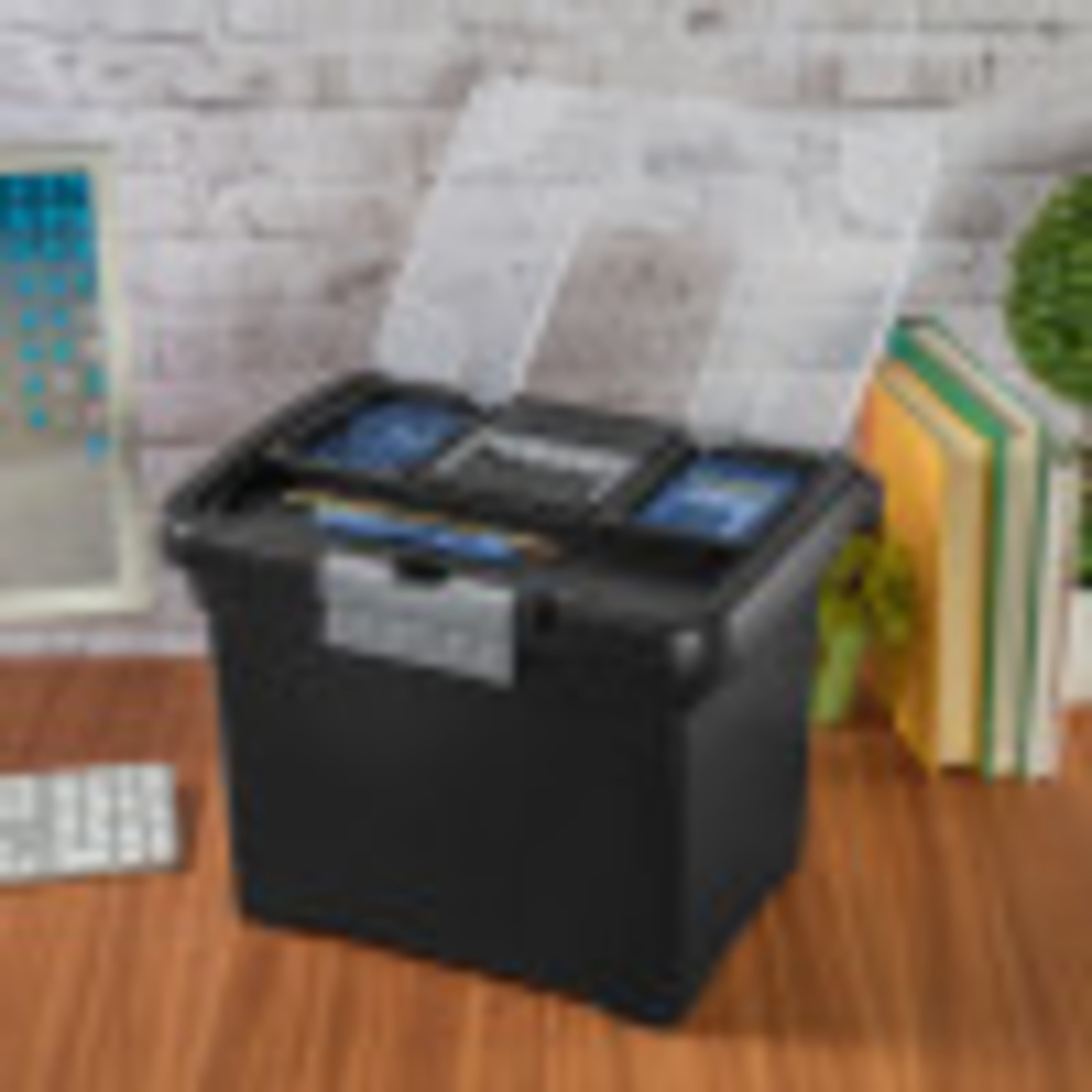 Sterilite 1868 - File Box Black 18689004