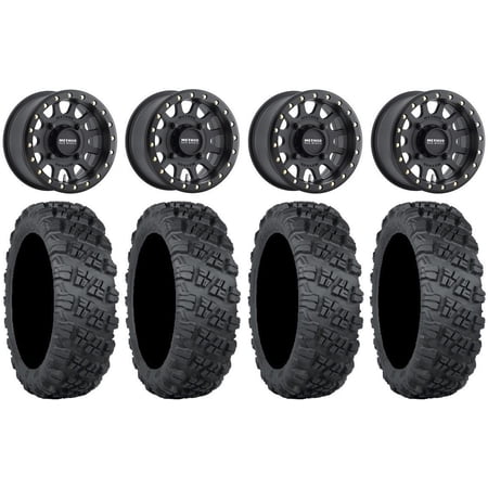 Method 401 Bdlk 15 Wheels Bk 4+3 33 Versa Cross V3 Tires Can-Am Commander Maverick Renegade Outlander Defender Method 401 Bdlk 15 Wheels Bk 4+3 33 Versa Cross V3 Tires Can-Am Commander Maverick Renegade Outlander Defender