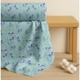 thumbnail image 4 of Soimoi Green Cotton Voile Fabric Unicorn & Rainbow Nature Print Sewing Fabric Yard 42 Inch Wide, 4 of 7