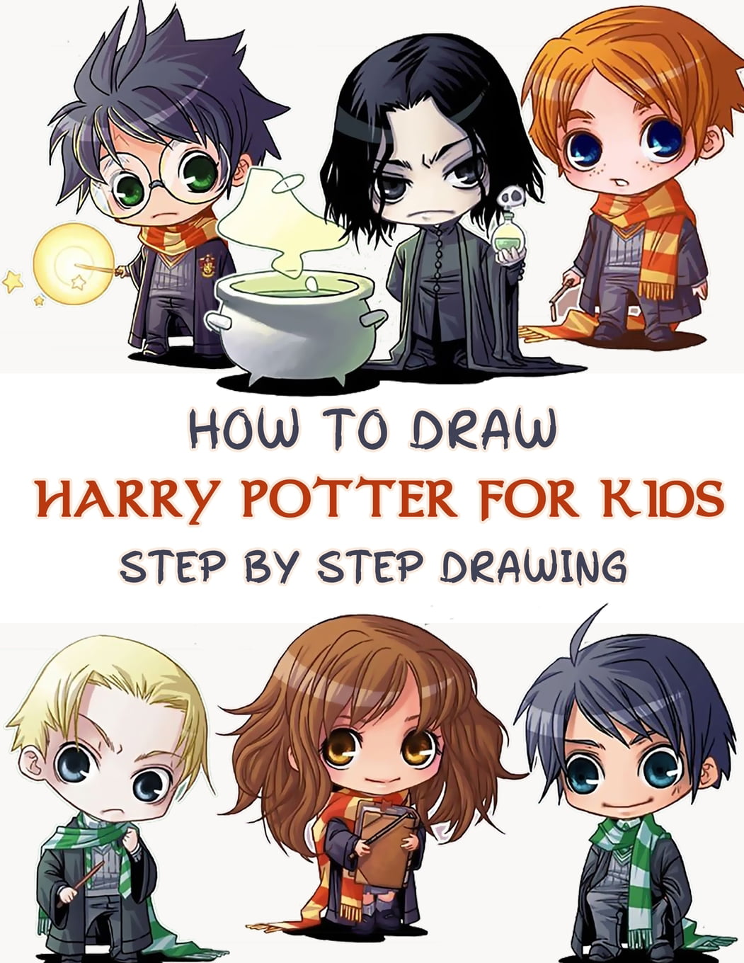 How To Draw Chibi Harry Potter How To Draw Easy - vrogue.co