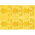 thumbnail image 1 of Ahgly Company Indoor Rectangle Abstract Yellow Modern Area Rugs, 8' x 10', 1 of 4