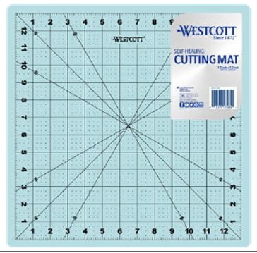 Westcott - Westcott 9 X 12in Self-Healing Craft Cutting Mat with