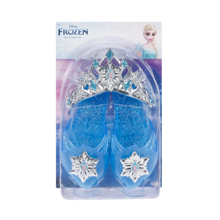 Disney Frozen Elsa Tiara and Shoe Accessory Dress up Set For