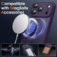 thumbnail image 2 of Funda Magnética Oterkin para iPhone 17 Pro Mate en Púrpura Oscuro, 2 of 6