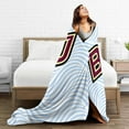 thumbnail image 5 of Bloomsburg University Logo Fleece Blanket, Very Soft Microfiber Flannel Blanket for Couch Warm and Cozy for All Seasons, 5 of 6