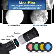BNISE Telescope 70mm Aperture 400mm - Astronomical Telescope for Kids Beginners Adults Refracting Portable Travel Telescopes with Tripod Phone Adapter Carrying Bag