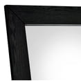 thumbnail image 5 of Cadence Tempered Glass Full Length Standing Mirror Black Oak, 5 of 7