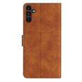 thumbnail image 2 of Feishell Wallet Case for Samsung Galaxy A14 5G, 7 Butterflies PU Leather Strap Flip Cover with Card Slots Holder Kickstand Magnetic Clasp, TPU Shockproof Non-Slip Case for Samsung A14 5G, Brown, 2 of 10