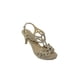 thumbnail image 1 of SANDALIAS TACONES VESTIR LEON DAMA MUJER GLITTER PIKE ORO 222026 LEON 222026, 1 of 3