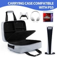thumbnail image 5 of UUBOXS Carrying Case for PS5/PS5 Pro/PS5 Slim, Upgrade Protective Travel Bag for PS5 Disc/Digital Edition, Large Capacity Storage Bag Compatible with PlayStation 5 Controller Console Accessories, 5 of 7