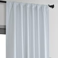 thumbnail image 5 of Exclusive Fabrics  Vintage Thermal Cross Linen Weave Blackout Curtains (1 Panel) White 50 X 120 120 Inches, 5 of 5