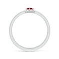 thumbnail image 2 of ANGARA Natural Marquise Ruby Solitaire Parallel Split Shank Ring in 14K White Gold for Women (Size-5x2.5mm) | July Birthstone, Birthday, Anniversary, Jewelry Gift for Women | Natural Ruby Ring, 2 of 9