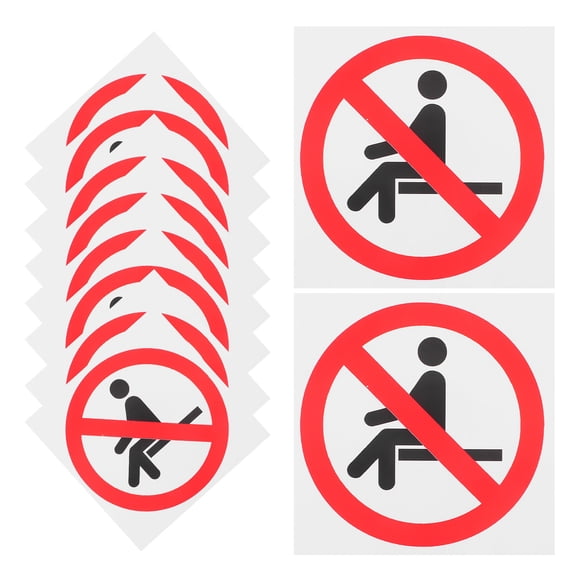 ELAYARD Removable Safety Warning Decals, Assorted Colors for Workshop, Industrial, Home, and Multi-Purpose Use