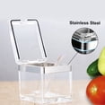 thumbnail image 3 of Billuyoard Cajas organizadoras de condimentos de 4 piezas, contenedor de condimentos con sello antideslizante transparente con suministros de organización Organizadores de utensilios de cocina Billuyoard HA009019-00B, 3 of 6