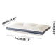 thumbnail image 3 of Almohada ergonómica de punto con núcleo firme | Almohada cervical de 48x74cm para adultos y estudiantes | Transpirable, ideal para el hogar y el estudio, 3 of 7