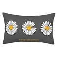 thumbnail image 1 of Balery Keep Life Simple Daisy Flower Funda de Cojín Estampada, Regalos para Mujeres, Regalos de Amor para Ella, Regalos para Novia o Esposa, Funda de Almohada-20"x30", 1 of 6