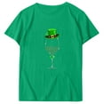 thumbnail image 4 of LSLJS Women's Casual Round Neck Short-sleeved Christmas Tree Printed T-shirt Top, 4 of 4